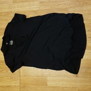 AEO Soft & Sexy black short sleeve choker tee size XXS